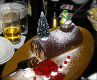 名菜酒房のクリスマスケーキ