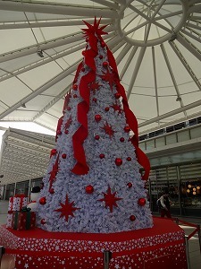 広島駅のクリスマスツリー